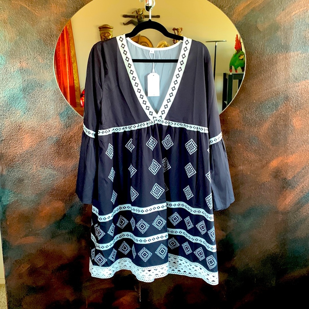 Cute bohemian style dress.